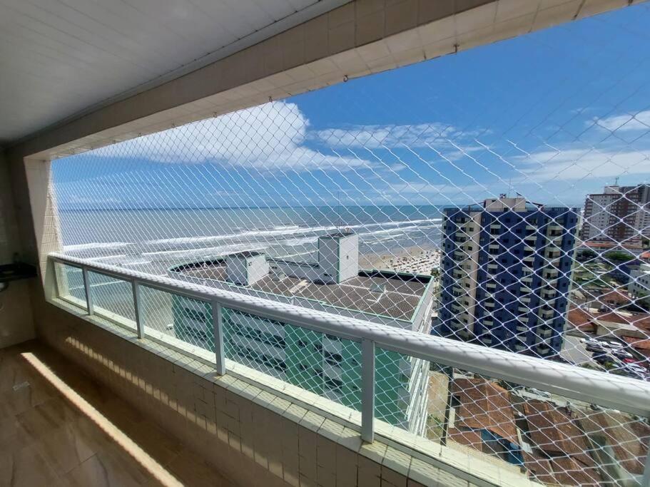 Apto Pe Na Areia Vista Mar Praia Grande (Santos) Exterior foto